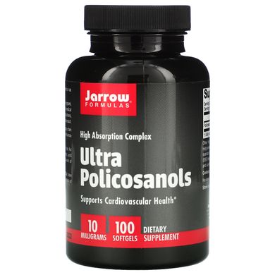 Полікозанолом Jarrow Formulas (Ultra Policosanols) 10 мг 100 капсул