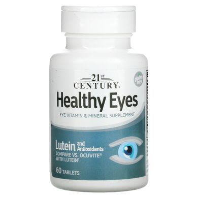 Healthy Eyes (здорові очі) з лютеїном, 21st Century, 60 таблеток