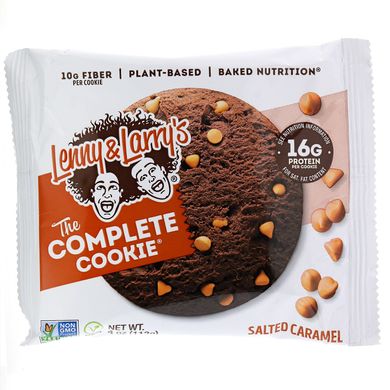 The Complete Cookie, соленая карамель, Lenny & Larry's, 12 печений, 113 г каждое купить в Киеве и Украине