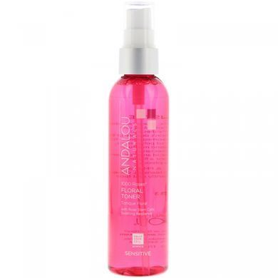 Квітковий тонік для обличчя із чутливою шкірою Andalou Naturals (Floral Toner) 178 мл