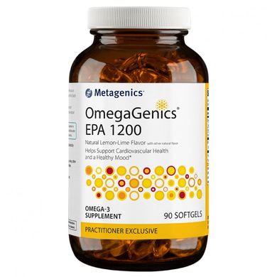 Омега 3 ейкозапентаєнова кислота Metagenics (OmegaGenics EPA) 1200 мг 90 капсул