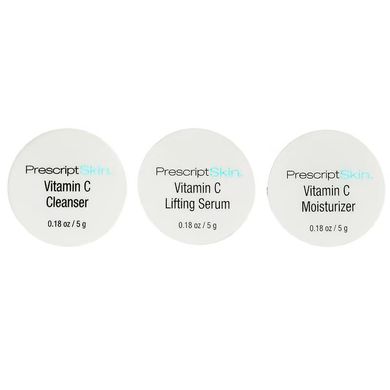 Набір пробних продуктів для шкіри з вітаміном C PrescriptSkin (Vitamin C Trial Set) 3 шт по 5 г