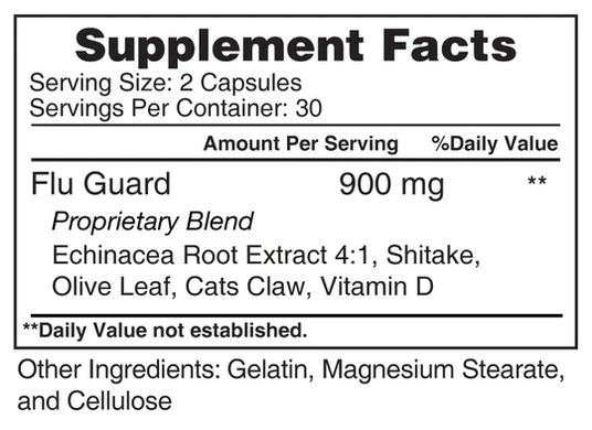 Натуральні вітаміни для імунітету Earth`s Creation (Flu Guard) 900 мг 60 капсул