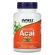 Асаї Now Foods (Acai) 500 мг 100 рослинних капсул фото