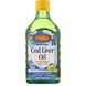 Жир печінки дикої норвезької тріски натуральний лимонний смак Carlson Labs (Omega-3 Wild Norwegian Cod Liver Oil) 250 мл фото
