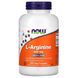 Аргінін Now Foods (L-Arginine) 500 мг 250 капсул фото