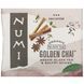 Organic black tea, with medium caffeine content, Golden Tea, Numi Tea, 18 tea bags, 1.65 oz (46.8 g).