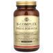 Вітаміни групи В + вітамін С від стресу Solgar (B-Complex with Vitamin C Stress Formula) 100 таблеток фото