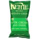 Картопляні чіпси, смак сметани та цибулі, Kettle Foods, 5 унцій (142 г) фото