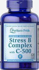 Комплекс вітамінів групи В з вітаміном C від стресу Puritan's Pride (Stress Vitamin B-Complex with Vitamin C-500 Timed Release) 150 таблеток