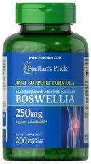Босвелія стандартизований екстракт, Boswellia Standardized Extract, Puritan's Pride, 250мг, 200 капсул