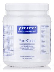 Рисовий концентрат білка Pure Encapsulations (PureClear Natural Vanilla Bean Flavor) 615 г