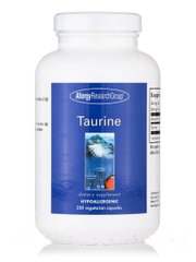Таурин, Taurine, Allergy Research Group, 1000 мг, 250 вегетарианских капсул купить в Киеве и Украине