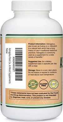Астрагал Double Wood (Astragalus) 500 мг 180 капсул купить в Киеве и Украине