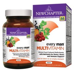 Щоденні вітаміни для чоловіків 40+ New Chapter (Every Man-2) 48 таблеток