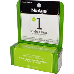 NuAge, №1 Calc Fluor (фторид кальция), Hyland's, 125 таблеток купить в Киеве и Украине