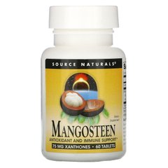 Мангостин Source Naturals (Mangosteen) 1875 мг 60 таблеток купить в Киеве и Украине