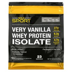 Сывороточный протеин изолят ваниль California Gold Nutrition (Whey Protein Isolate) 908 г купить в Киеве и Украине