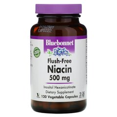 Ниацин Витамин B3 Bluebonnet Nutrition (Niacin Vitamin B3) 120 капсул купить в Киеве и Украине