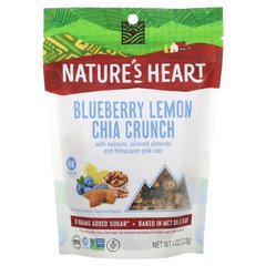 Nature's Heart, Chia Crunch, чорниця та лимон, 4 унції (113 г)