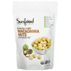 Сирі горіхи макадамії Sunfood (Macadamia Nuts) 227 г