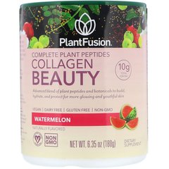 Комплекс з рослинними пептидами, Collagen Beauty, кавун, PlantFusion, 180 г