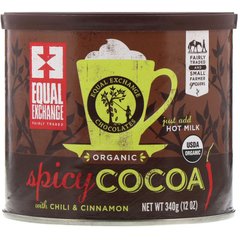 Органическое острое какао с чили и корицей, Equal Exchange, 340 г купить в Киеве и Украине