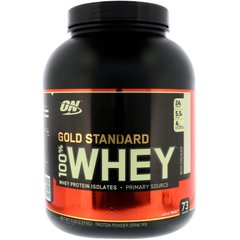 Сироватковий протеїн ізолят Optimum Nutrition (100% Whey Gold Standard) 2270 г зі смаком білого шоколаду