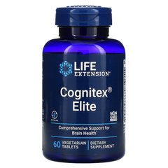 Когнітивні вітаміни, Cognitex Elite, Life Extension, 60 таблеток