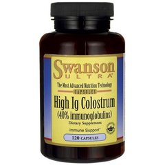 Висока дієтична добавка, High Ig Colostrum, Swanson, 500 мг 120 капсул