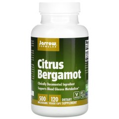 Бергамот Jarrow Formulas (Citrus Bergamot) 500 мг 120 капсул купить в Киеве и Украине