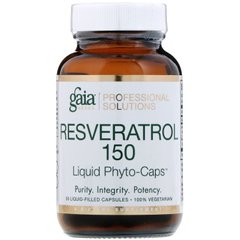 Ресвератрол 150 Gaia Herbs Professional Solutions (Resveratrol 150) 50 капсул