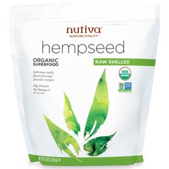 Nutiva, Organic Superfood, Raw Shelled Hempseed, 3 lbs (1.36 kg)