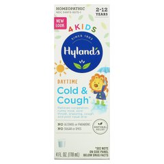 Средство от насморка и кашля для детей, для приема днем, от, Hyland's, 2 до 12 лет, 118 мл купить в Киеве и Украине