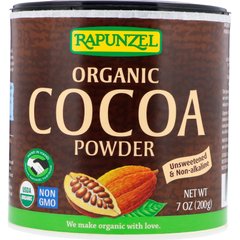Какао порошок органик Rapunzel (Cocoa Powder) 201 г купить в Киеве и Украине