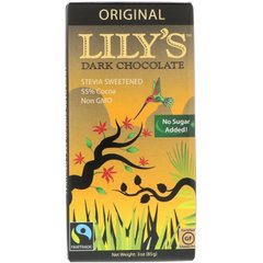 Темний шоколад, Оригінальний, Lily's Sweets, 3 унц (85 г)