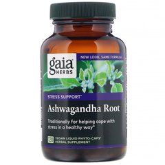 Корень ашвагандхи Gaia Herbs (Ashwagandha root) 350 мг 120 капсул купить в Киеве и Украине