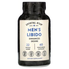Вітаміни для чоловічого лібідо Crystal Star (Men's Libido) 60 вегетаріанських капсул