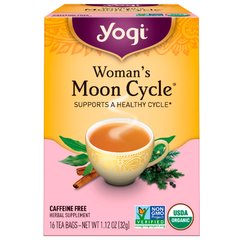 Moon Cycle для женщин без кофеина, Yogi Tea, 16 чайных пакетиков, 1.12 унций (32 г) купить в Киеве и Украине