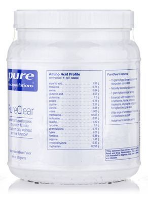 Рисовый концентрат белка Pure Encapsulations (PureClear Natural Vanilla Bean Flavor) 615 г купить в Киеве и Украине