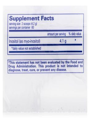 Инозитол Pure Encapsulations (Inositol Powder) 250 г купить в Киеве и Украине