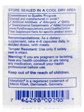 Мультивитамины и минералы без меди и железа Pure Encapsulations (Nutrient 950 w/o Copper and Iron) 90 капсул купить в Киеве и Украине