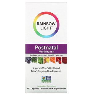 Послеродовые мультивитамины, Postnatal Multivitamin, Rainbow Light, 120 капсул купить в Киеве и Украине