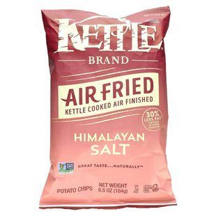 Kettle Foods, Air Fried Potato Chips, Himalayan Salt, 6.5 oz (184 g) купить в Киеве и Украине