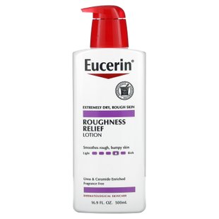 Лосьон для смягчения шелушащейся кожи, без отдушек, Roughness Relief Lotion, Eucerin, 500 мл купить в Киеве и Украине