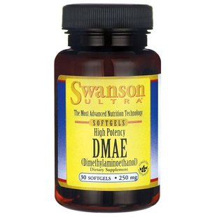 Высокая эффективность DMAE, High Potency DMAE, Swanson, 30 капсул купить в Киеве и Украине