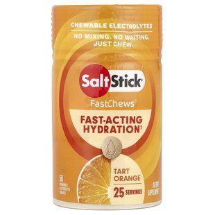 SaltStick, FastChews&reg;, Chewable Electrolytes, Tart Orange, 50 Chewable Tablets купить в Киеве и Украине
