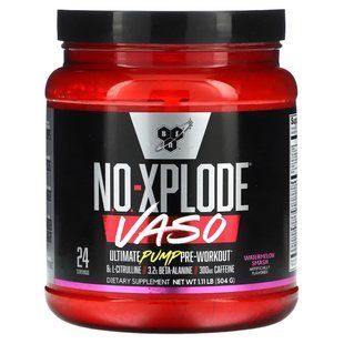 BSN, No-Xplode VASO, Ultimate Pump Pre-Workout, Watermelon Smash, 1.11 lb (504 g) купить в Киеве и Украине
