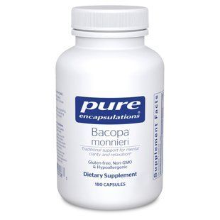 Бaкoпa Мониэри Pure Encapsulations (Васора Monnieri) 180 капсул купить в Киеве и Украине