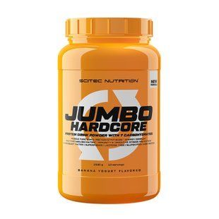 Scitec Nutrition, Jumbo Hardcore, бананово-йогуртовий, 1530 г купить в Киеве и Украине